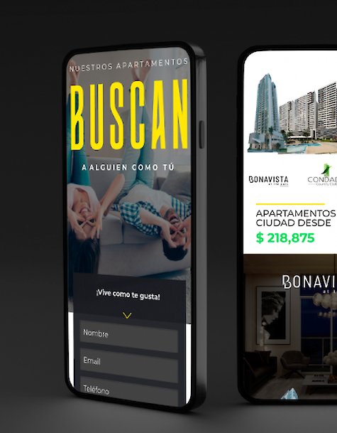 Landing Page - Apartamento Grande Busca